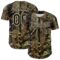 Custom Camo Black-Cream Woodland Forest Tactical Camouflage Outdoor Leaf Authentic Baseball Jersey