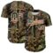 Custom Camo Vintage USA Flag Cream-Brown Woodland Forest Tactical Camouflage Outdoor Leaf Authentic Baseball Jersey