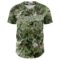 Custom Camo Olive-White Woodland Forest Tactical Camouflage Outdoor Leaf Authentic Baseball Jersey