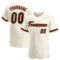 Custom Cream Black-Old Gold Authentic Baseball Jersey