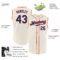 Custom Cream Royal-Orange Authentic Sleeveless Baseball Jersey