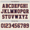 Custom Cream Navy-Orange Authentic Baseball Jersey