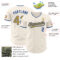 Custom Cream Old Gold-Royal Authentic Baseball Jersey