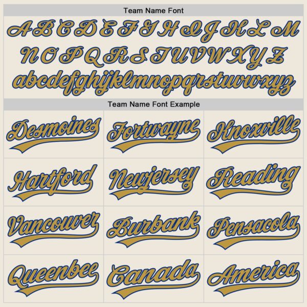 Custom Cream Old Gold-Royal Authentic Baseball Jersey