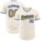 Custom Cream Old Gold-Royal Authentic Baseball Jersey