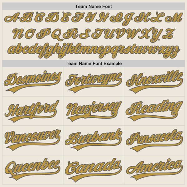 Custom Cream Steel Gray-Old Gold Authentic Baseball Jersey