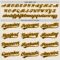 Custom Cream Brown-Gold Authentic Baseball Jersey