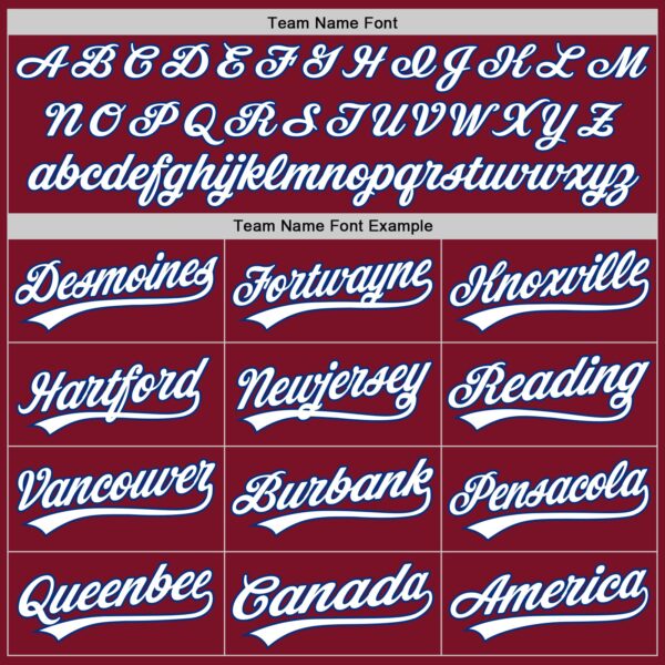 Custom Crimson White-Royal Authentic Baseball Jersey