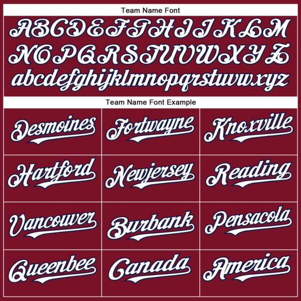 Custom Crimson White-Navy Authentic Baseball Jersey