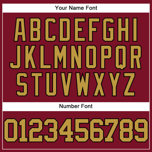 Custom Crimson Old Gold-Black Authentic Baseball Jersey