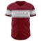 Custom Crimson White-Gray Authentic Baseball Jersey