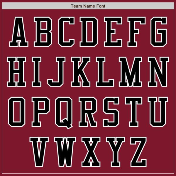 Custom Crimson Black-White Authentic Baseball Jersey