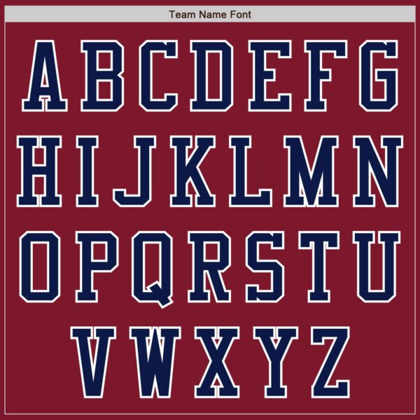 Custom Crimson Navy-White Authentic Baseball Jersey