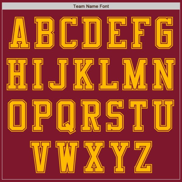 Custom Crimson Gold Authentic Baseball Jersey