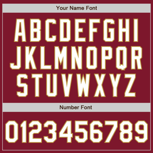 Custom Crimson White-Old Gold Authentic Baseball Jersey