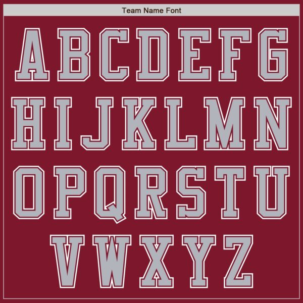 Custom Crimson Gray-White Authentic Baseball Jersey