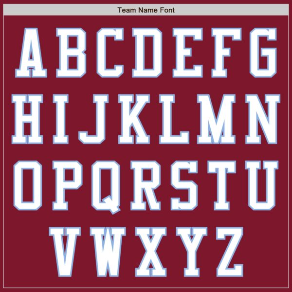 Custom Crimson White-Light Blue Authentic Baseball Jersey