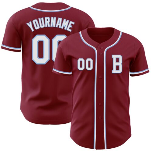 Crimson0151_ce44e82d-4fe1-44c8-9df0-e86a0d7f5b2e Custom Crimson White-Light Blue Authentic Baseball Jersey