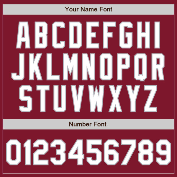 Custom Crimson White-Gray Authentic Baseball Jersey