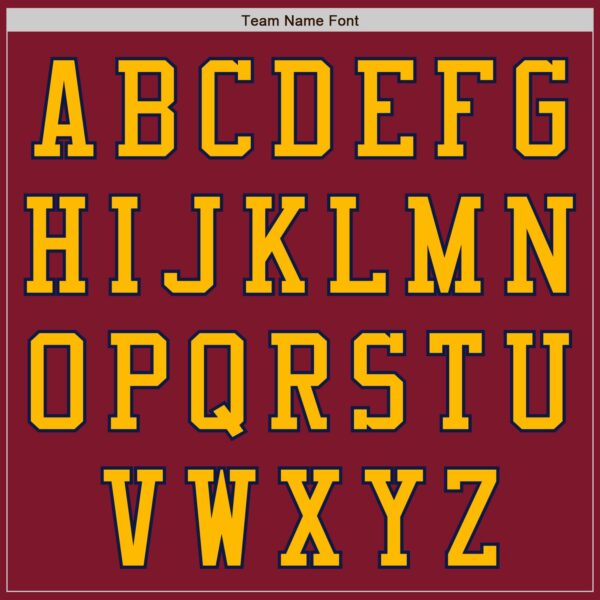 Custom Crimson Navy-Gold Authentic Baseball Jersey