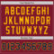 Custom Crimson Navy-Gold Authentic Baseball Jersey