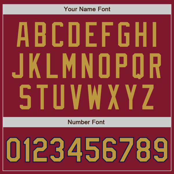 Custom Crimson Old Gold-Navy Authentic Baseball Jersey