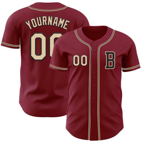 Crimson0159_316eaa69-de5c-4cc0-9c7b-80eba10bbdc8 Custom Crimson City Cream-Black Authentic Baseball Jersey