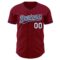 Custom Crimson Navy-White Authentic Baseball Jersey