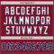 Custom Crimson Navy-White Authentic Baseball Jersey