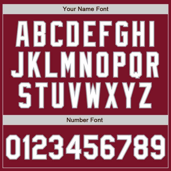 Custom Crimson White-Gray Authentic Baseball Jersey