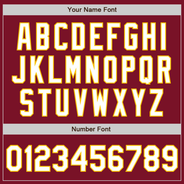 Custom Crimson White-Yellow Authentic Baseball Jersey
