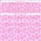 Custom Women's Pink White Breast Cancer 3D V-Neck Cropped Baseball Jersey