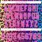 Custom Women's Purple Pink-Light Blue Leopard 3D V-Neck Cropped Baseball Jersey