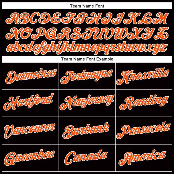 Custom Women's Black Orange-White V-Neck Cropped Baseball Jersey