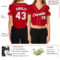 Custom Women's Red White-Gray V-Neck Cropped Baseball Jersey