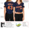 Custom Women's Navy Orange-White V-Neck Cropped Baseball Jersey