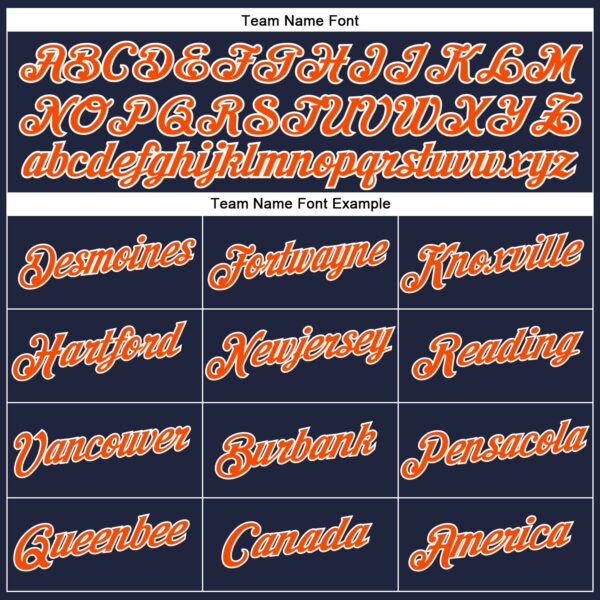 Custom Women's Navy Orange-White V-Neck Cropped Baseball Jersey