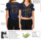 Custom Women's Navy Navy-Gold V-Neck Cropped Baseball Jersey
