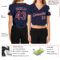 Custom Women's Navy Crimson-White V-Neck Cropped Baseball Jersey
