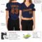 Custom Women's Navy Crimson-Gold V-Neck Cropped Baseball Jersey