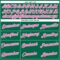 Custom Women's Kelly Green Pink-White V-Neck Cropped Baseball Jersey