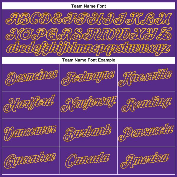Custom Women's Purple Purple-Gold V-Neck Cropped Baseball Jersey