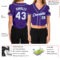 Custom Women's Purple White-Light Blue V-Neck Cropped Baseball Jersey