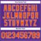 Custom Women's Purple Orange-White V-Neck Cropped Baseball Jersey