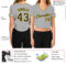 Custom Women's Gray Black-Gold V-Neck Cropped Baseball Jersey