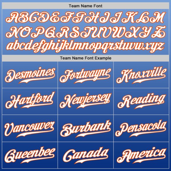 Custom Light Blue White-Royal Authentic Fade Fashion Baseball Jersey