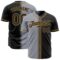 Custom Gray Black-Old Gold Authentic Gradient Fashion Baseball Jersey