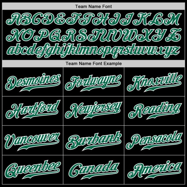 Custom Black Kelly Green Pink-White Authentic Gradient Fashion Baseball Jersey