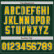 Custom Green Yellow-White Authentic Gradient Fashion Baseball Jersey
