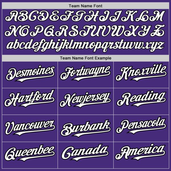 Custom Purple Pinstripe White-Black Authentic Fade Fashion Baseball Jersey